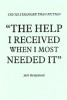 The Help I Received When I Most Needed it  by Jack Hempstead