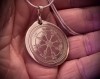 30mm Sterling Silver Double Sided Ultimate Spirit Working Pentacle of The Sun