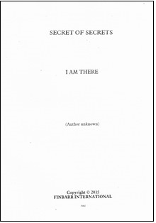 SECRET OF SECRETS By Anonymous