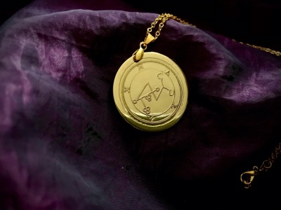 Handcrafted brass Sigil of Marax